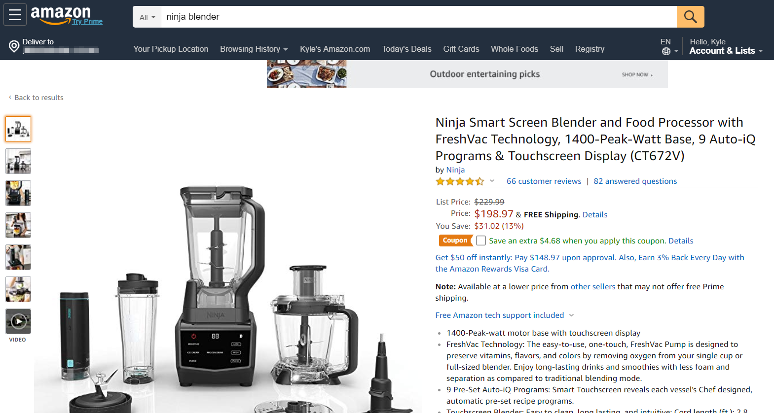 Ninja Blender Amazon