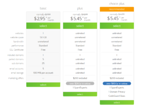 pricing