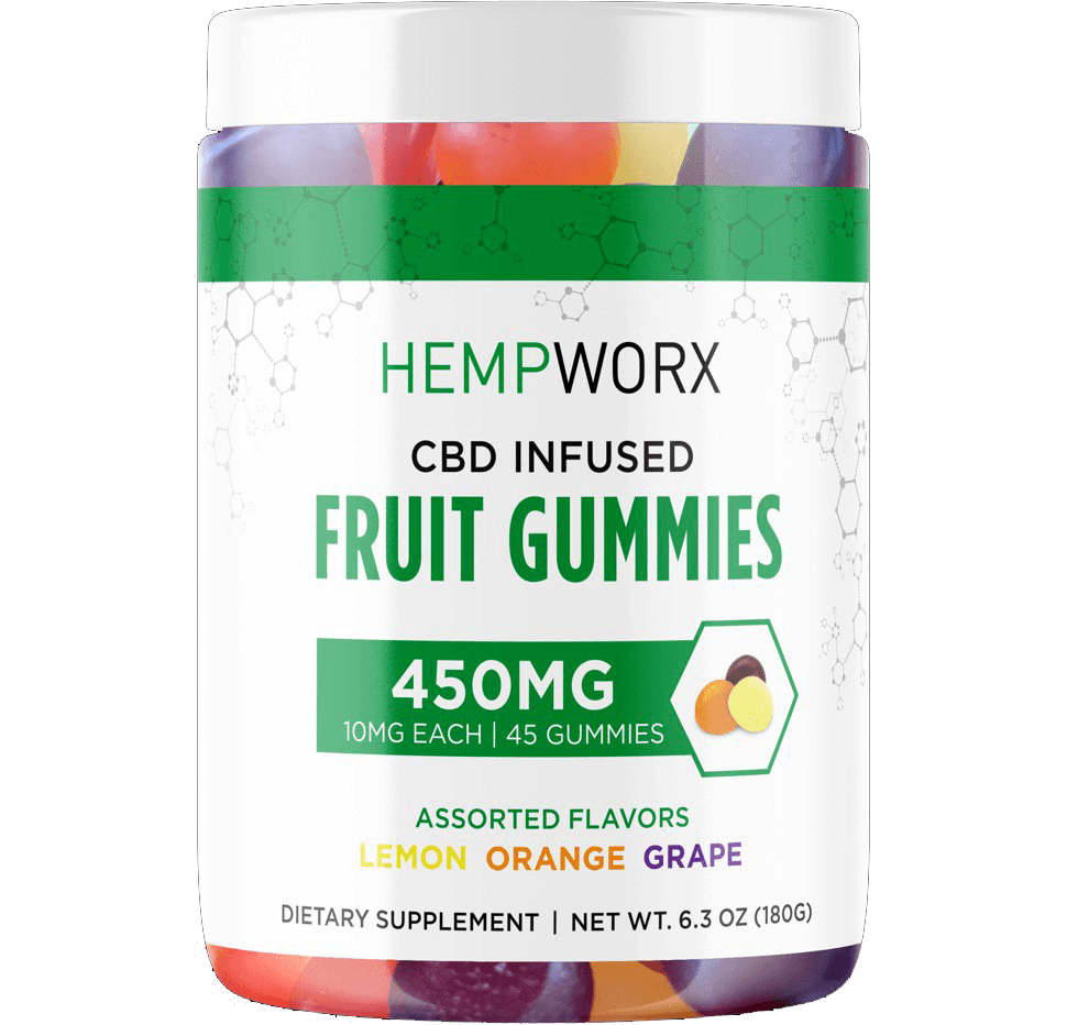 HempWorx CBD Infused Fruit Gummies