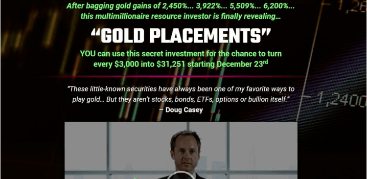 Gold Placements E.B. Tucker