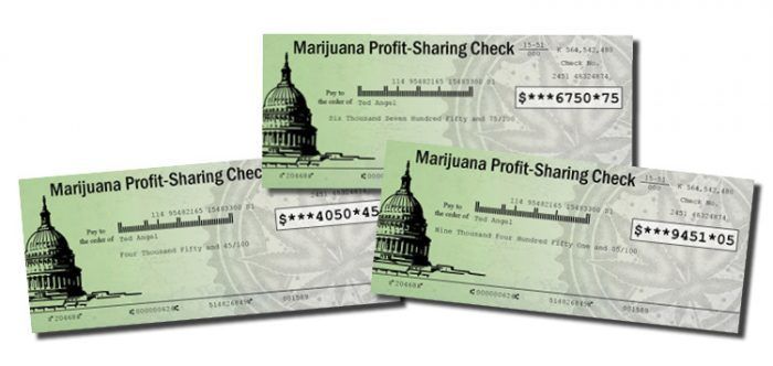 Marijuana Profit-Sharing Checks