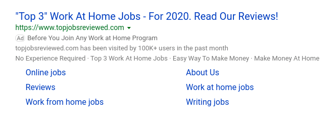 Top Jobs Reviewed Ad