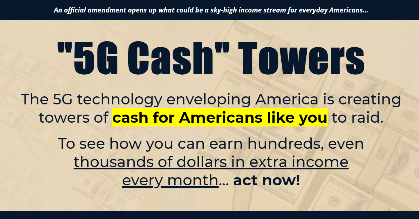 5G Cash Towers