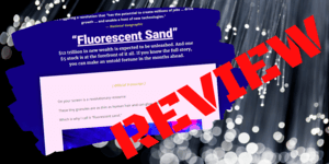 Fluorescent Sand Stock